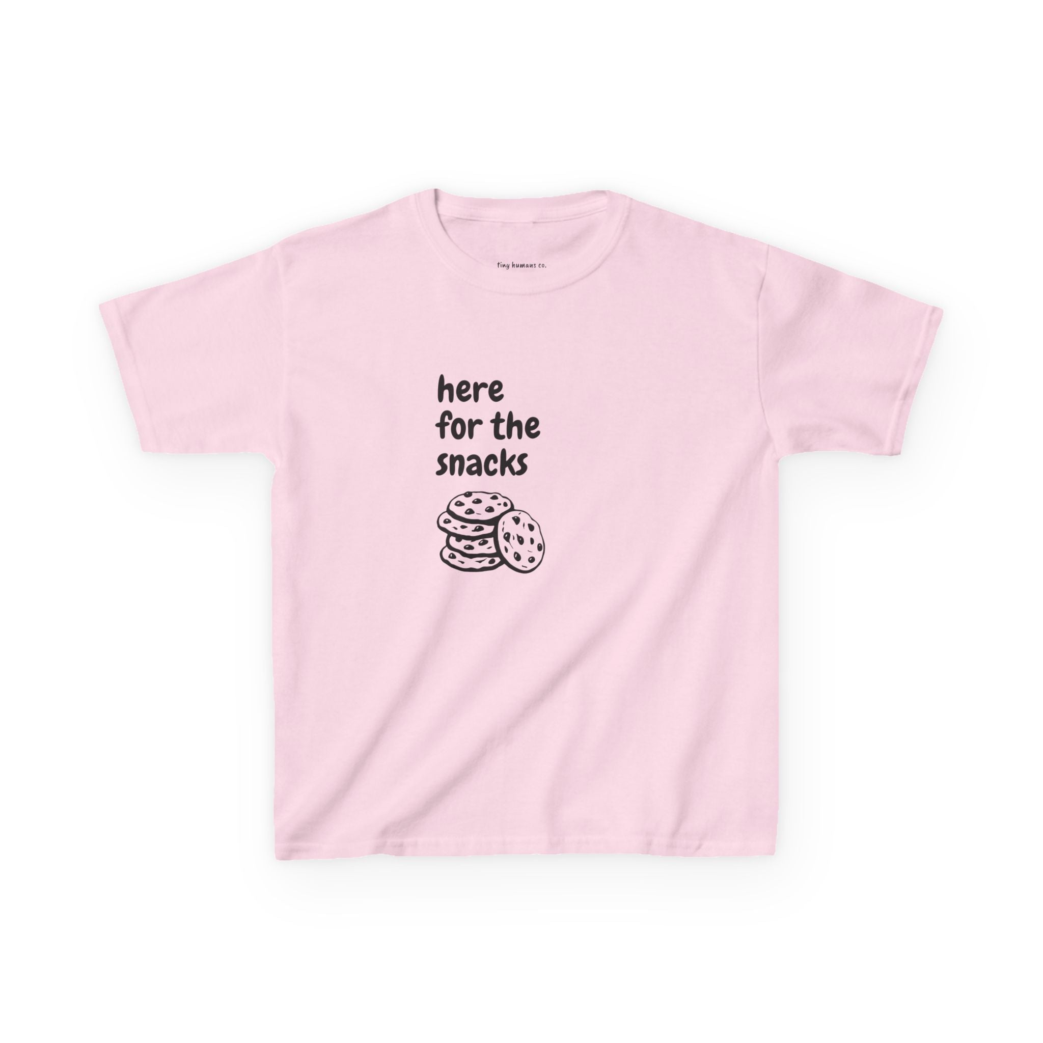 Here for the Snacks Kids T-Shirt