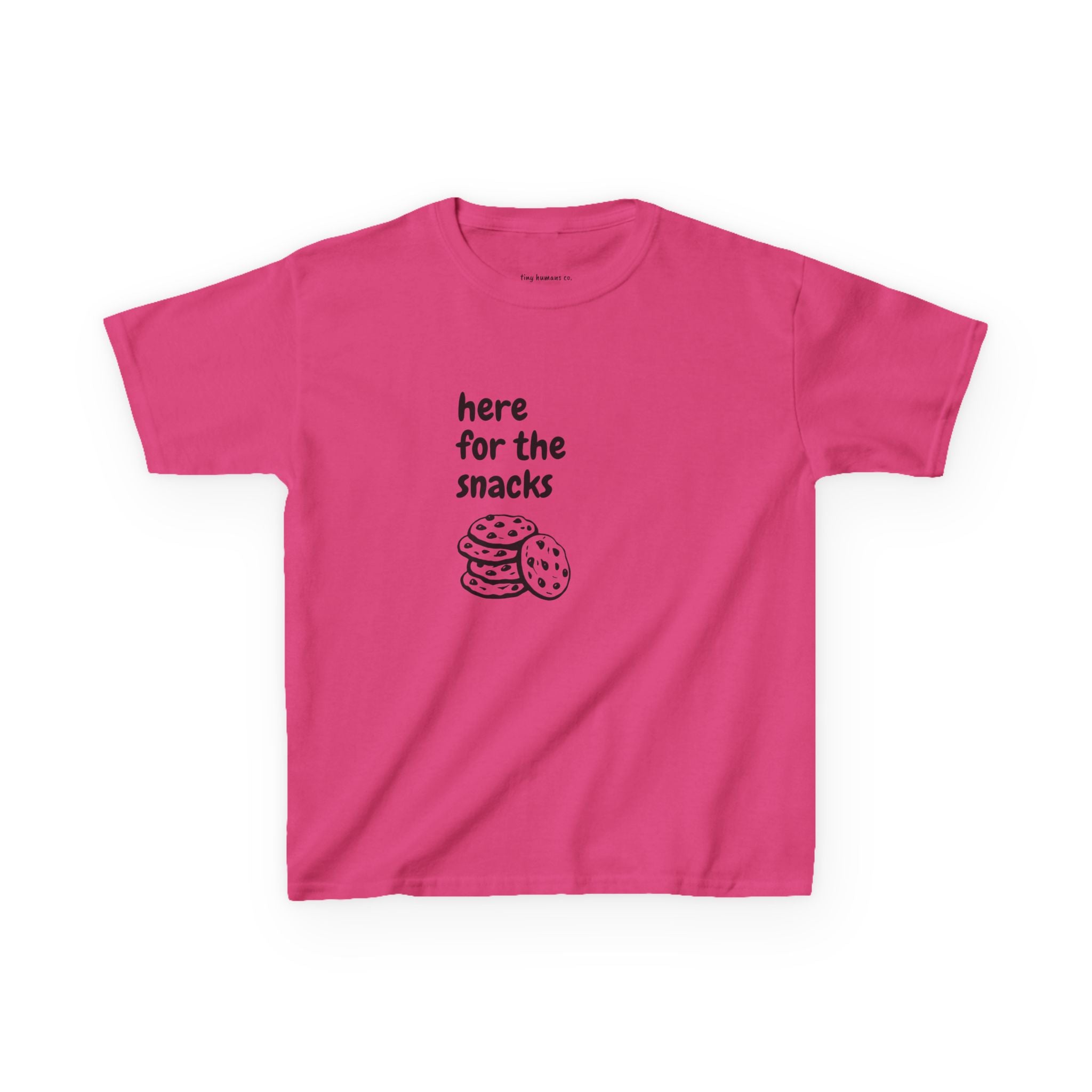 Here for the Snacks Kids T-Shirt