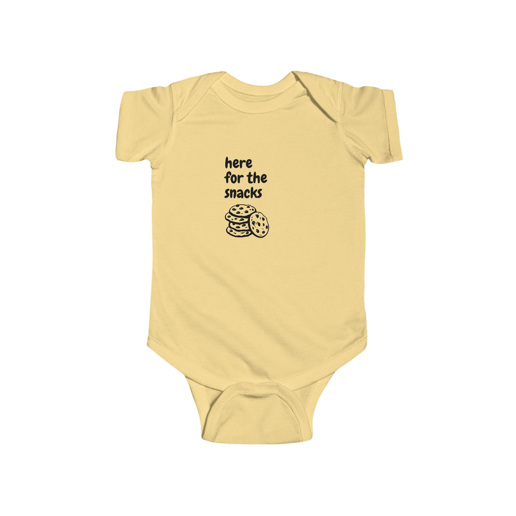 Here for the Snacks Infant Bodysuit