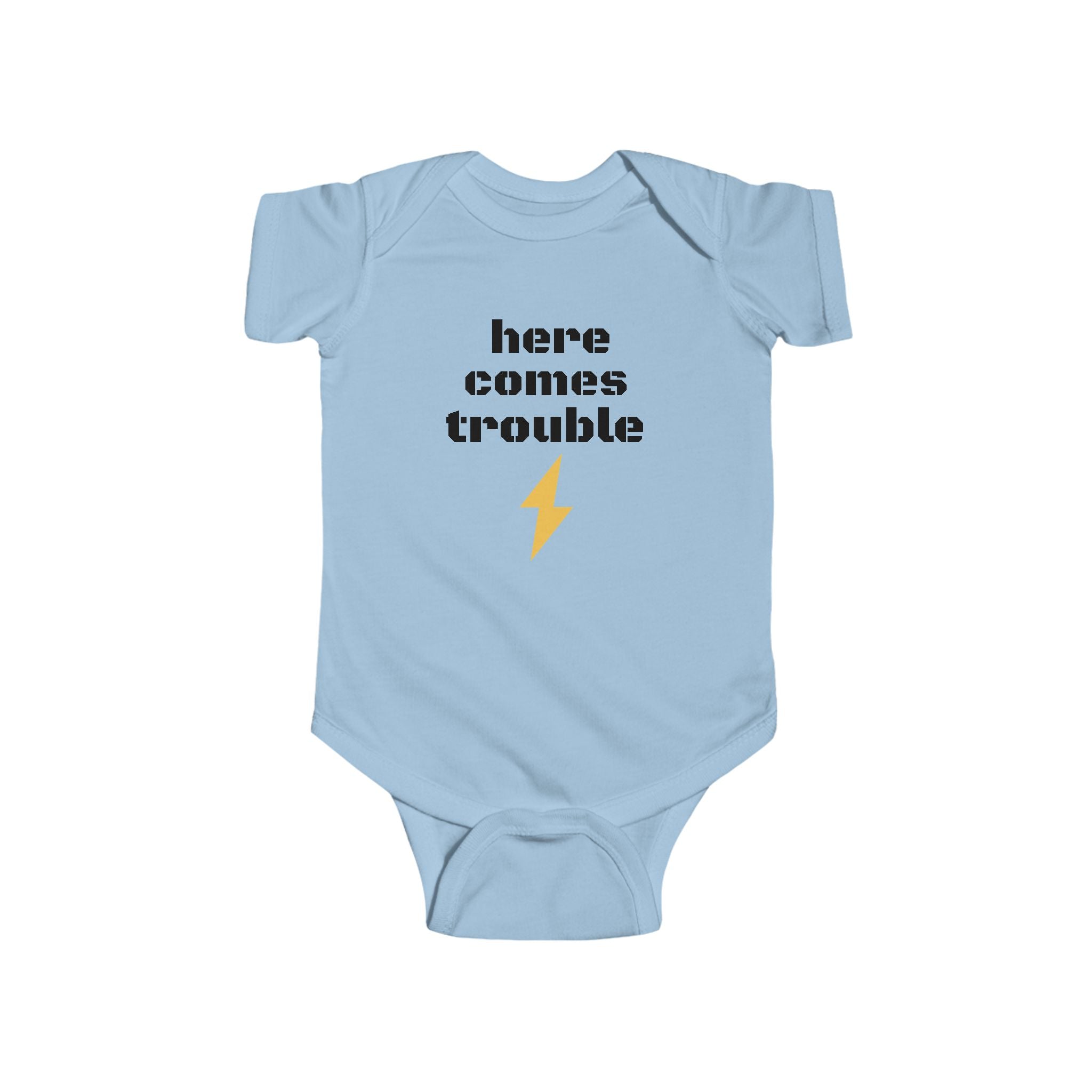 Here Comes Trouble Infant Bodysuit
