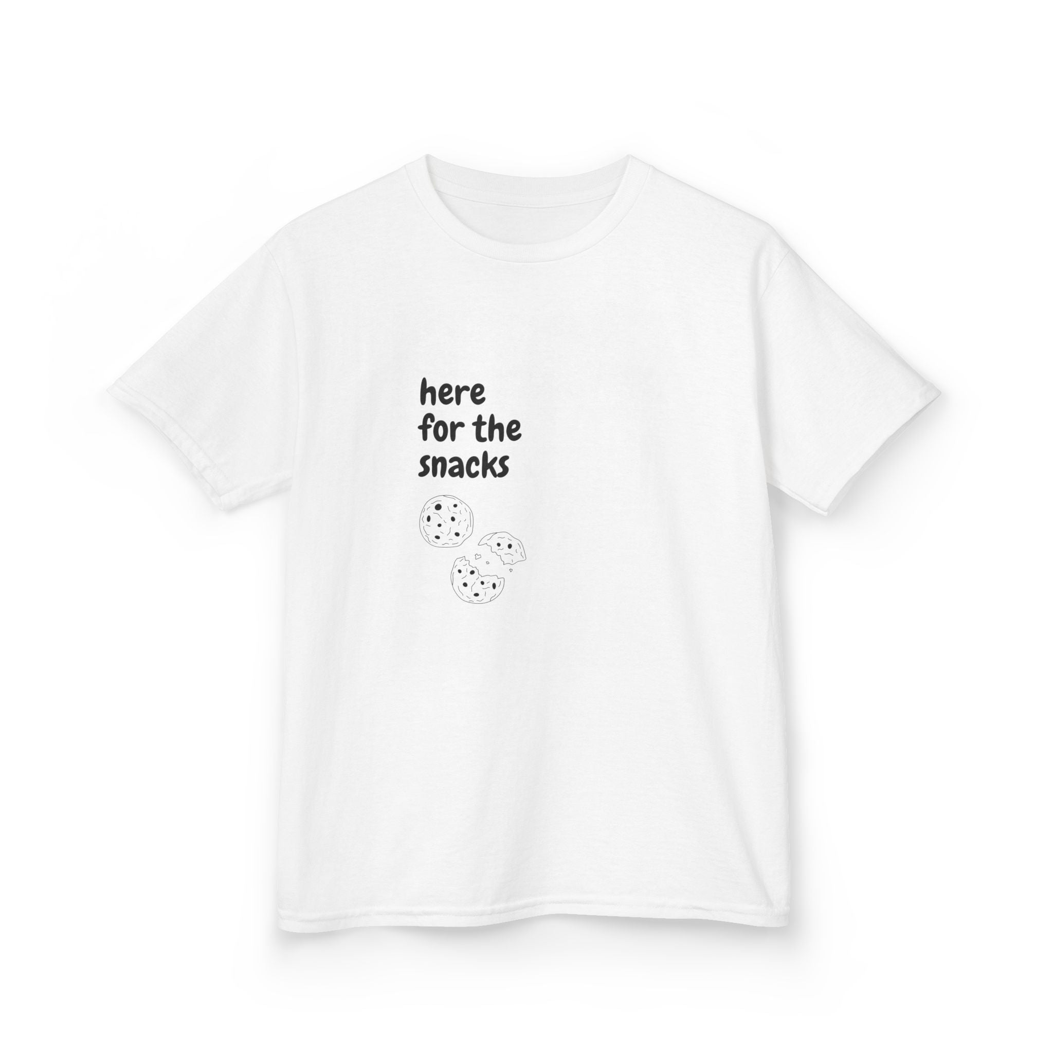 Here for the Snacks Kids T-Shirt