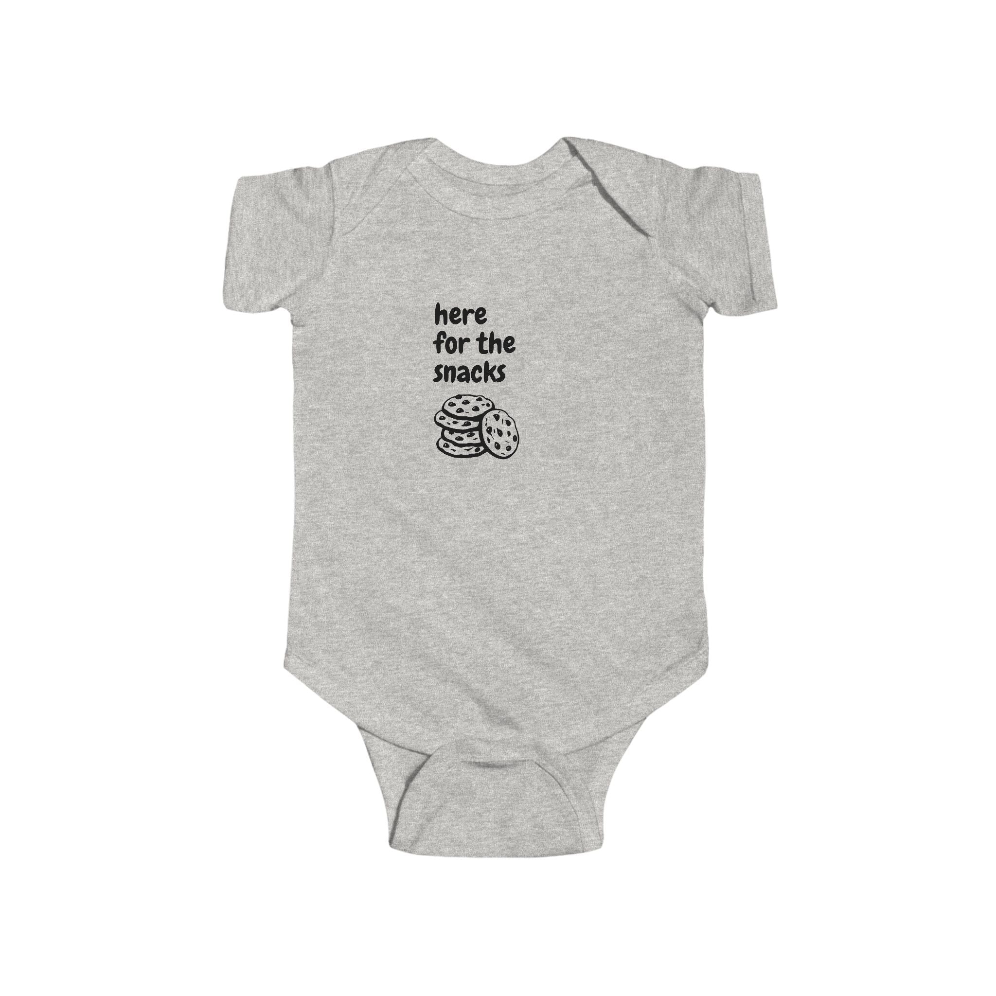 Here for the Snacks Infant Bodysuit