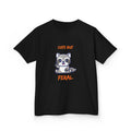 Kids T‑Shirt — Cute But Feral Raccoon Graphic Tee