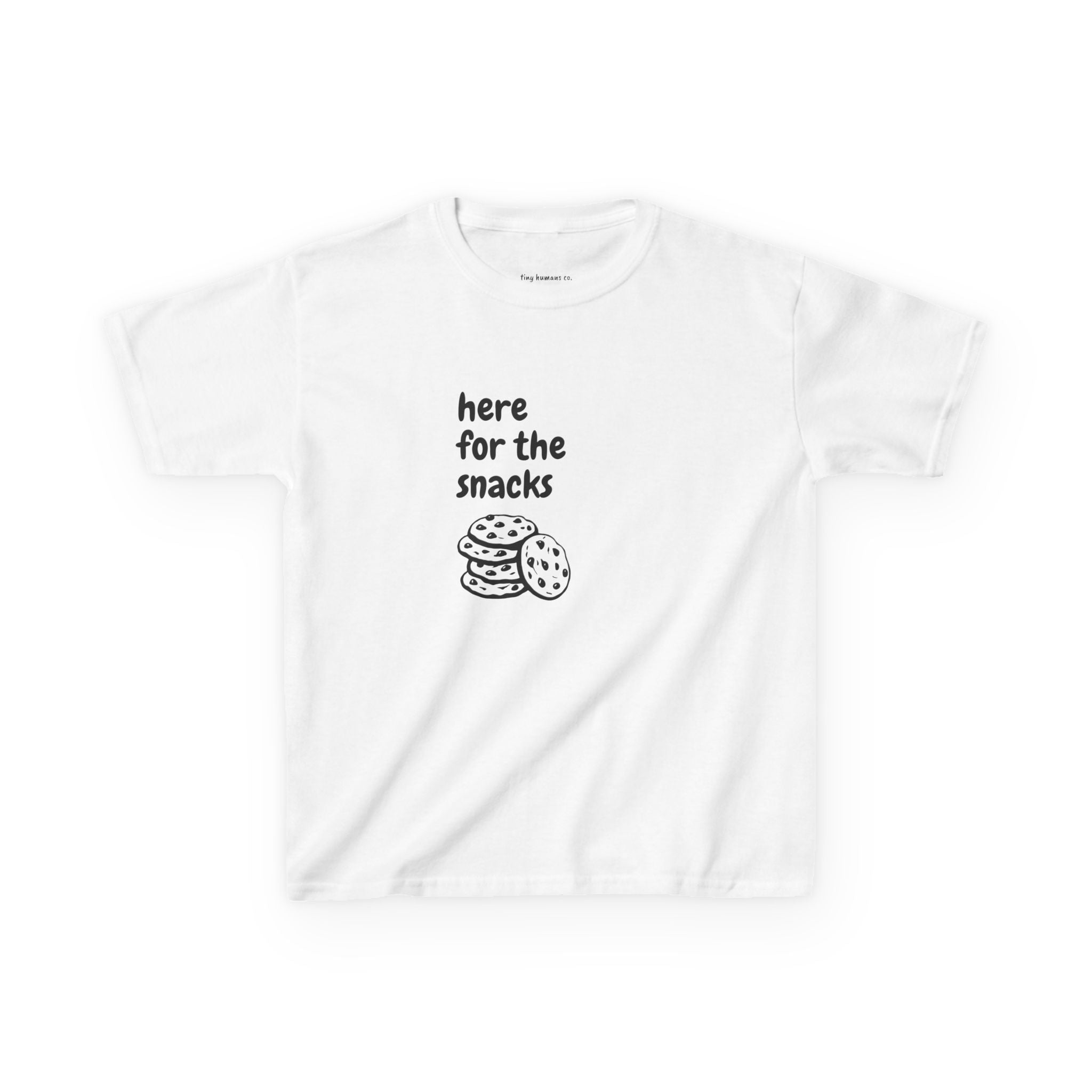 Here for the Snacks Kids T-Shirt