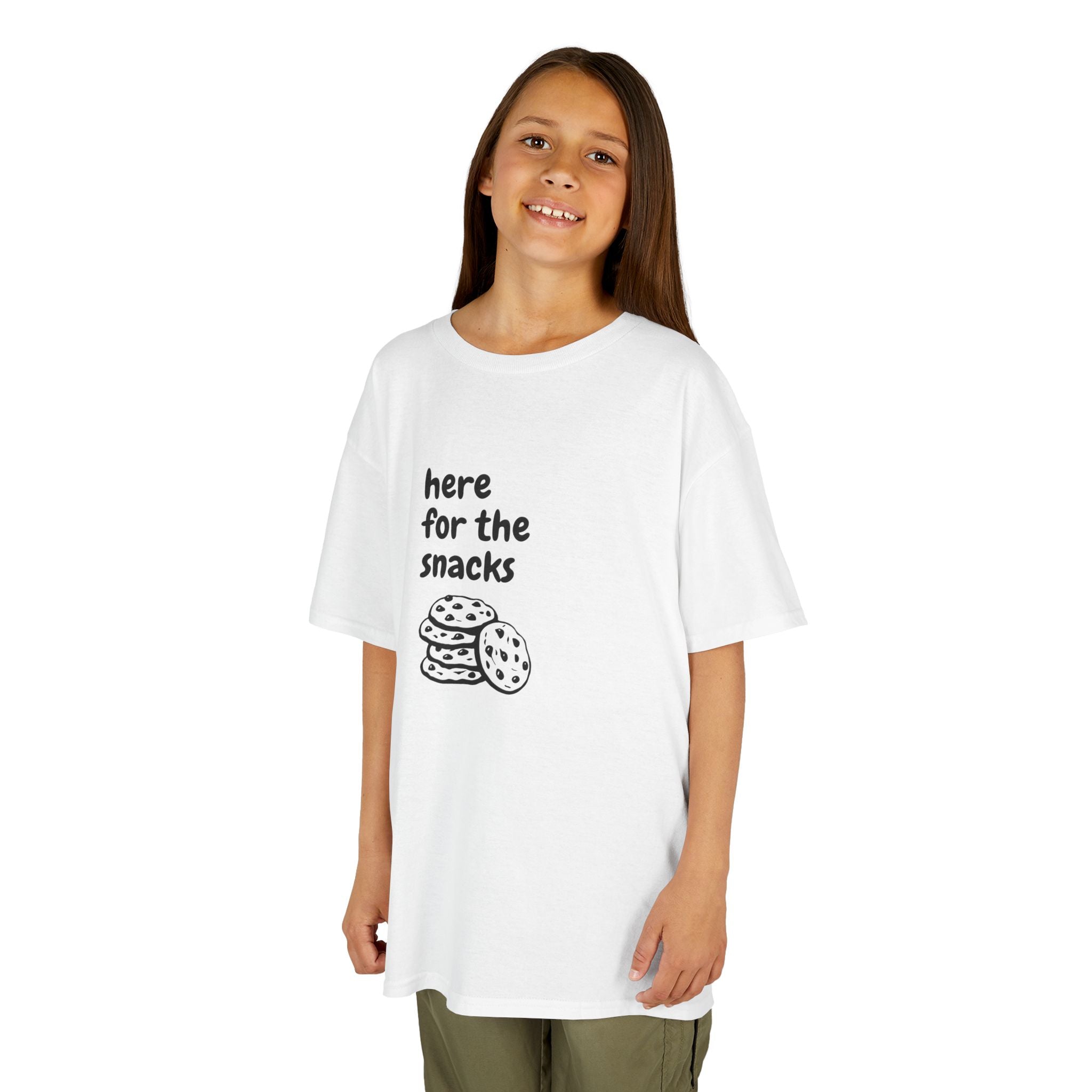 Here for the Snacks Kids T-Shirt