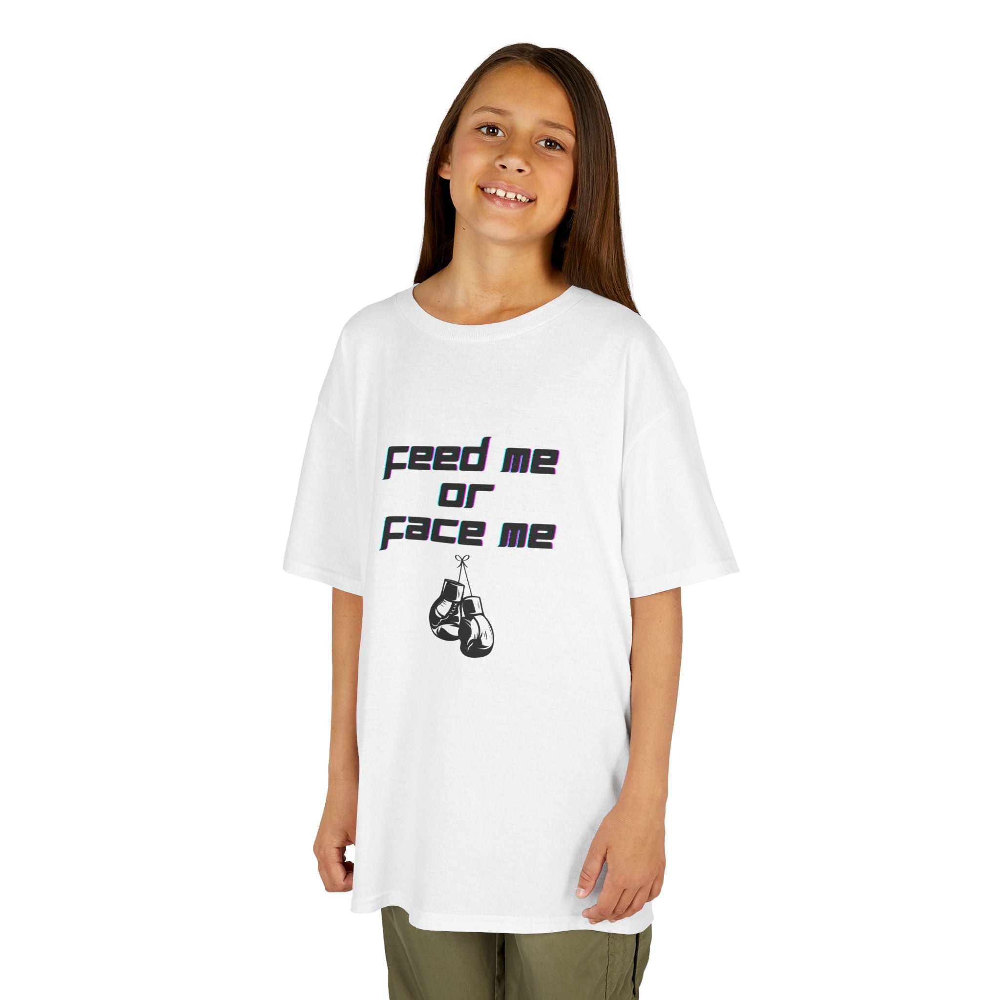 Feed Me or Face Me Kids T-Shirt