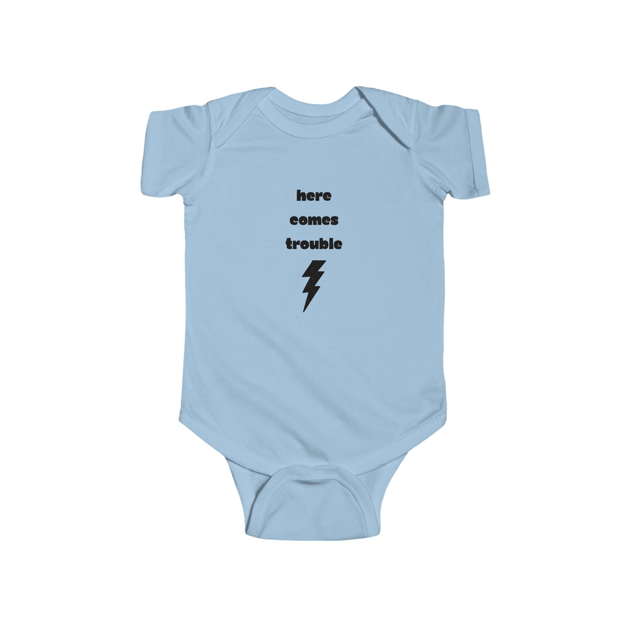 Here Comes Trouble Infant Bodysuit