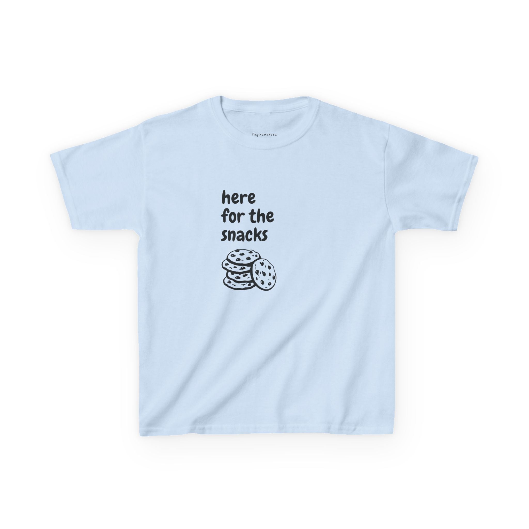 Here for the Snacks Kids T-Shirt