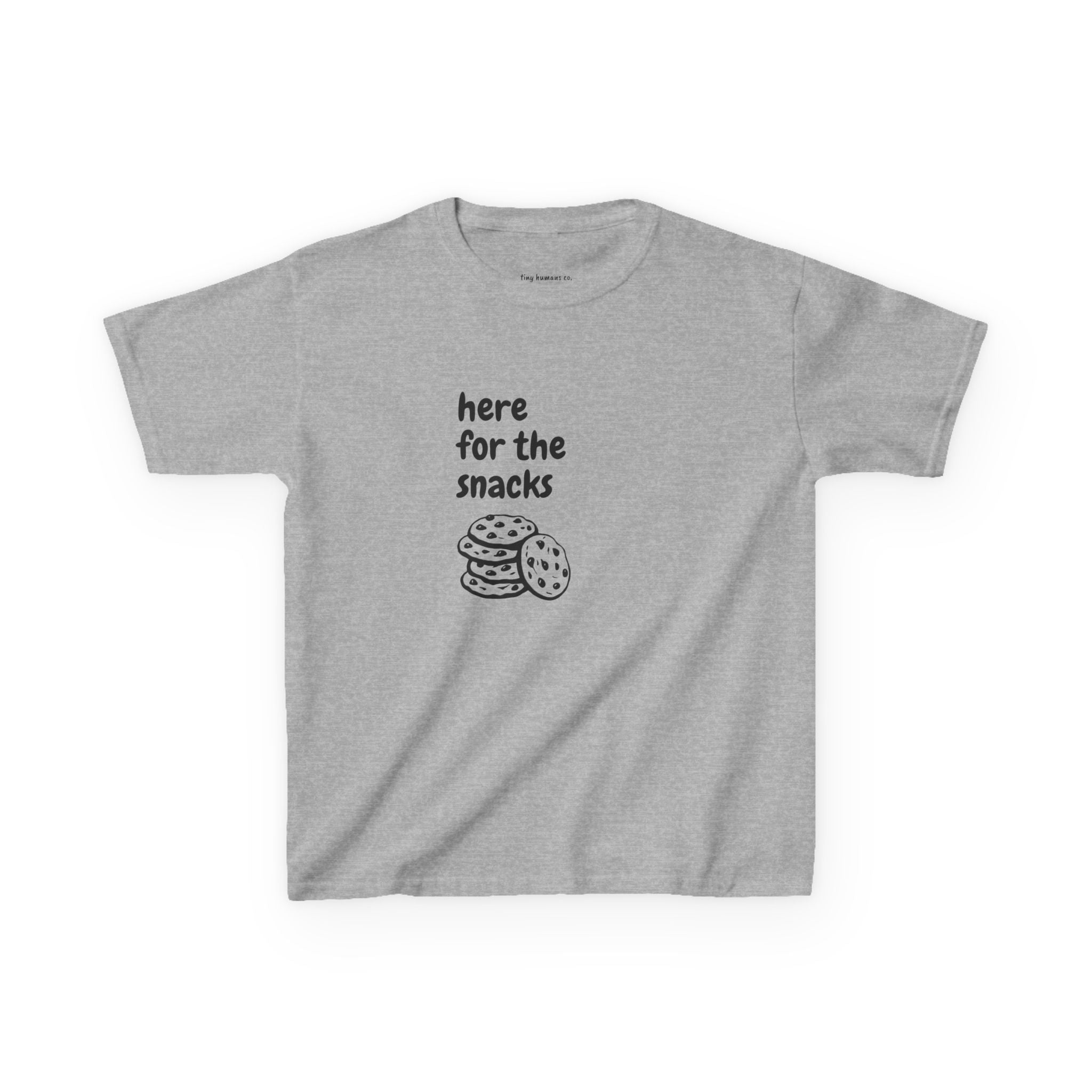 Here for the Snacks Kids T-Shirt
