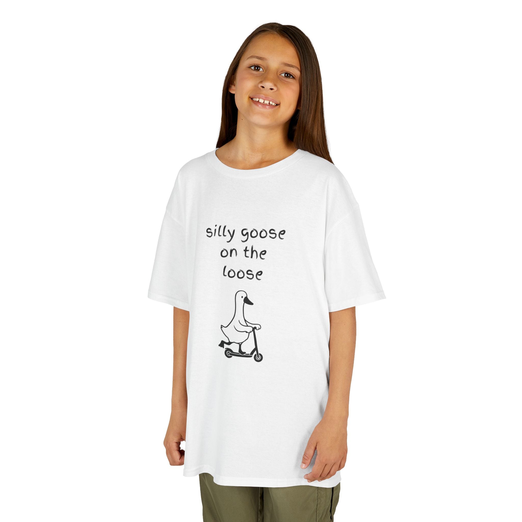 Silly Goose on the Loose Kids T-Shirt