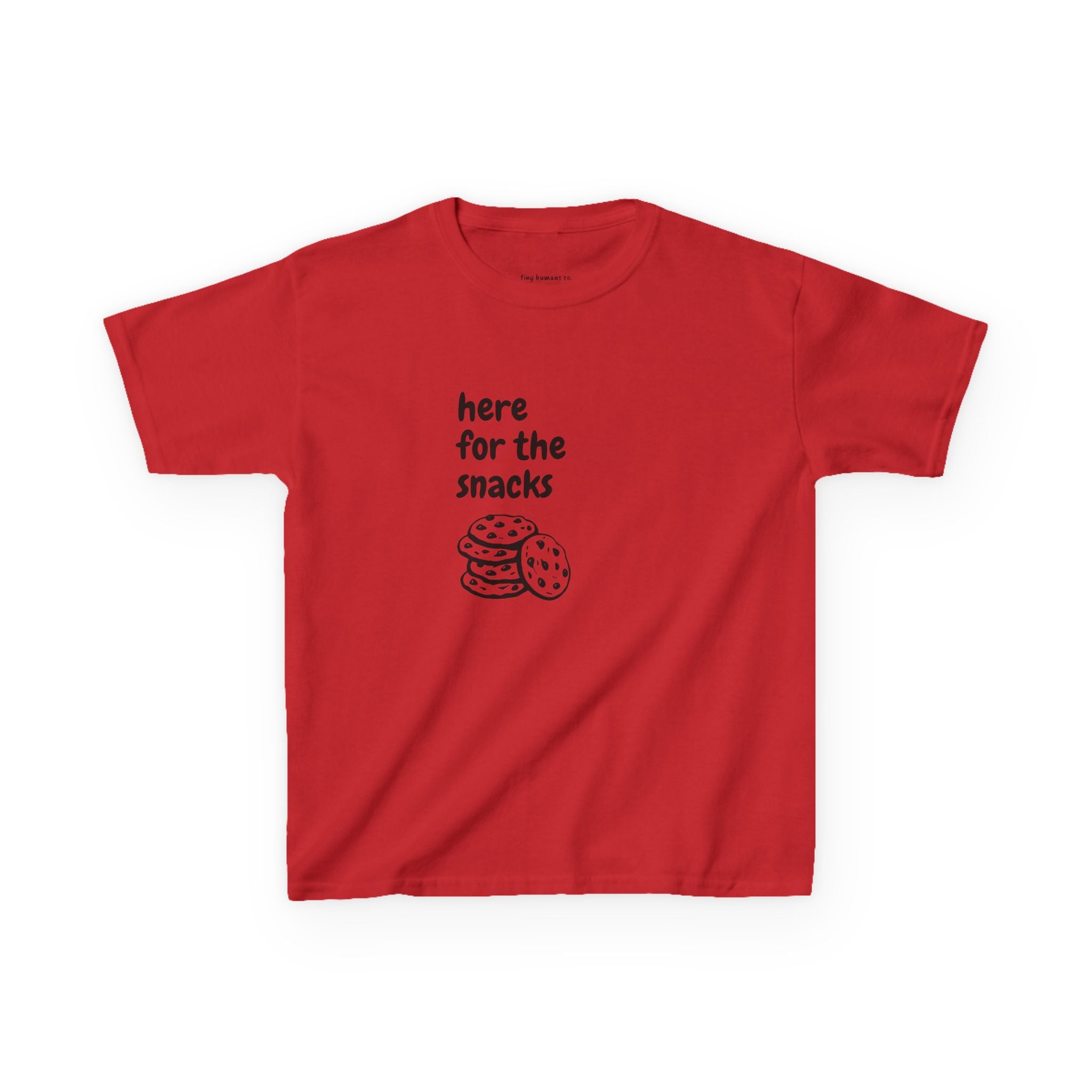 Here for the Snacks Kids T-Shirt